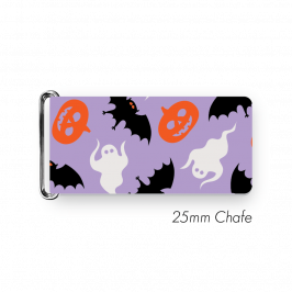 Chafe, 1" (25mm) with PVC SS Loop Printed Halloween Lilac