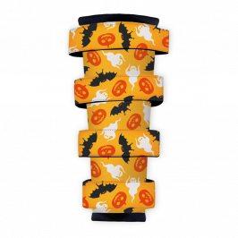 Polyester Fabric (Fire Retardant), Halloween Orange, 1x1.4m