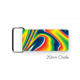 Chafe, 3/4" (20mm)  with PVC SS Loop Printed Hurricane Multicolour