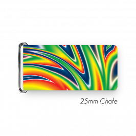 Chafe, 1" (25mm) with PVC SS Loop Printed Hurricane Multicolour