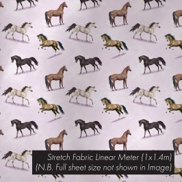 Stretch Fabric Horses, 1.4 x 1m