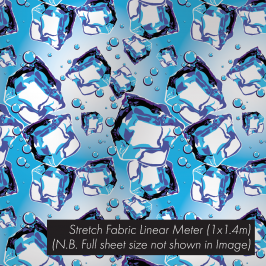 Stretch Fabric Ice Blue 1.4 x 1m