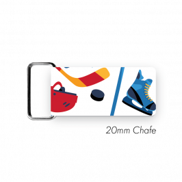 Chafe, 3/4" (20mm)  with PVC SS Loop Printed Ice Hockey
