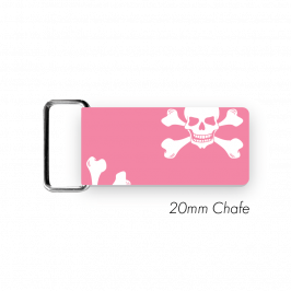 Chafe, 3/4" (20mm)  with PVC SS Loop Printed Jolly Roger Pin