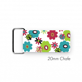 Chafe, 3/4" (20mm)  with PVC SS Loop Printed LadyBird Flower
