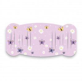 Pad, Printed Butterflies Lilac