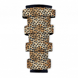 Polyester Fabric (Fire Retardant), Leopard, 1x1.4m
