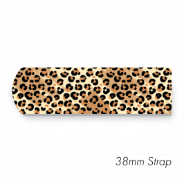 Strap 1.5" x 20" (38 x 500mm)  Printed Leopard