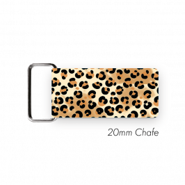 Chafe, 3/4" (20mm)  with PVC SS Loop Printed Leopard