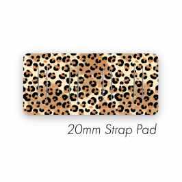 Pad S to fit 20mm Strap Printed Leopard