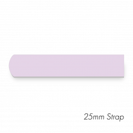 Strap, 1" x 20" (25 x 500mm) Printed Lilac Pink