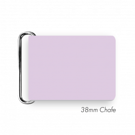 Chafe, 1.5" (38mm) with PVC SS Loop Printed Printed Lilac Pink