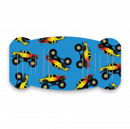 Pad, Printed Monster Truck Blue