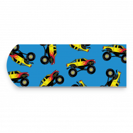 Strap, Printed Monster Truck Blue