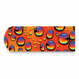 Strap, Printed Orange Drops