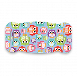 Pad, Printed Owls Blue