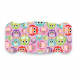 Pad, Printed Owls Pink