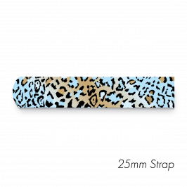 Strap, 1" x 20" (25 x 500mm)  Printed Panther Blue