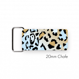 Chafe, 3/4" (20mm)  with PVC SS Loop Printed Panther Blue