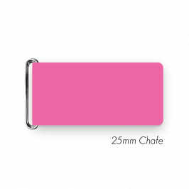 Chafe, 1" (25mm) with PVC SS Loop Printed Pink