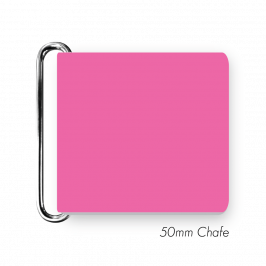 Chafe, 2" (50mm)  with PVC SS Loop Printed Pink