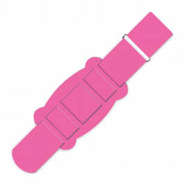 Strap Kit, Printed Pink
