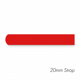 Strap, 3/4" x 12" (20 x 300mm) Red PVC x1
