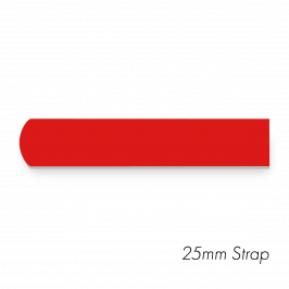 Strap, 1" x 20" (25 x 500mm) Red PVC x1
