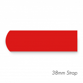 Strap, 1.5" x 20" (38 x 500mm) Red PVC x1