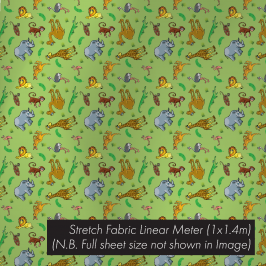 Stretch Fabric Safari Green, 1.4 x 1m