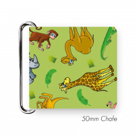 Chafe, 2" (50mm)  with PVC SS Loop Printed Safari Green
