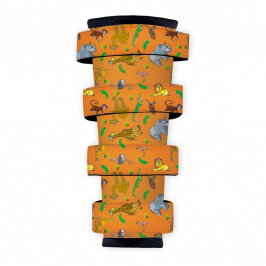 Polyester Fabric (Fire Retardant), Safari Orange, 1x1.4m
