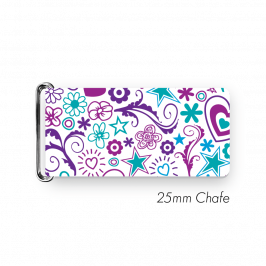Chafe, 1" (25mm) with PVC SS Loop Printed Stars & Hearts
