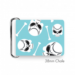 Chafe, 1.5" (38mm) with PVC SS Loop Printed Skull & Bones