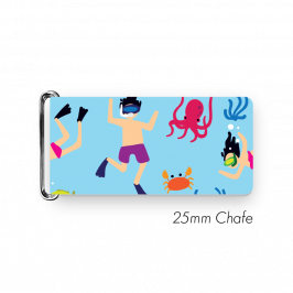 Chafe, 1" (25mm) with PVC SS Loop Printed Sea Swim