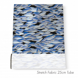 Stretch Fabric Shoal Fish, 25cm x 1.4m