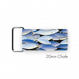 Chafe, 3/4" (20mm)  with PVC SS Loop Printed Shoal Fish