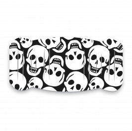 Pad, Printed Skulls Black