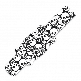Strap Kit, Printed Skulls Black