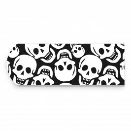 Strap, Printed Skulls Black