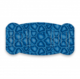 Pad, Printed Snakeskin Blue