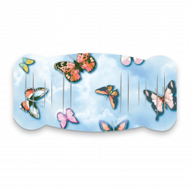 Pad, Printed Spring Butterflies Blue