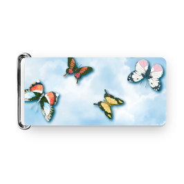 Chafe, Printed Spring Butterflies Blue