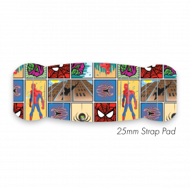 Pad M to fit 25mm Strap printed Spidey Storyboard