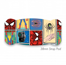 Pad L to fit 38mm Strap printed Spidey Storyboard