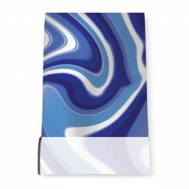 Stretch Fabric, Swirl Blue