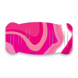 Pad, Printed Swirl Pink