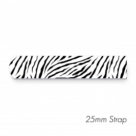 Strap, 1" x 20" (25 x 500mm)  Printed Zebra