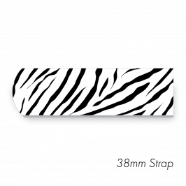 Strap 1.5" x 20" (38 x 500mm)  Printed Zebra