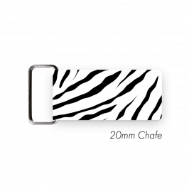 Chafe, 3/4" (20mm)  with PVC SS Loop Printed Zebra